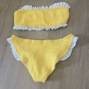 Hunza G ruffle bikini